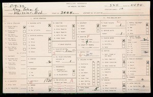 WPA household census for 3444 WHITTIER, Los Angeles