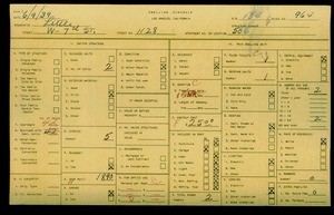 WPA household census for 1128 W 7TH STREET, Los Angeles