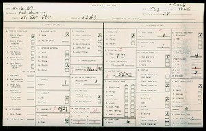 WPA household census for 1243 W 80 ST, Los Angeles County