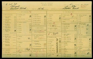 WPA household census for 1426 W SUNSET BLVD, Los Angeles