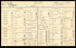 WPA household census for 441 EAST 28TH STREET, Los Angeles