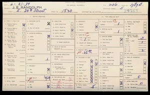 WPA household census for 1530 E 24TH STREET, Los Angeles