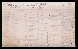 WPA household census for 1431 E 69TH STREET, Los Angeles County