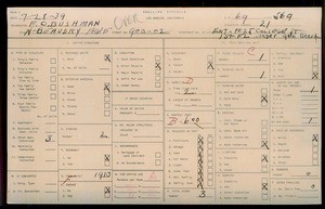 WPA household census for 900 N BEAUDRY AVE, Los Angeles
