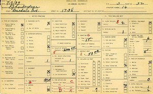 WPA household census for 1738 REDESDALE, Los Angeles