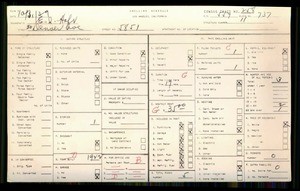 WPA household census for 5851 S DENVER, Los Angeles County