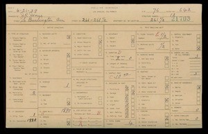 WPA household census for 261 S BURLINGTON AVE, Los Angeles