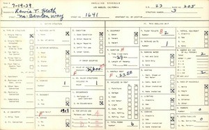 WPA household census for 1641 N BENTON WAY, Los Angeles