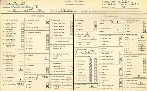WPA household census for 1364 E 42ND, Los Angeles
