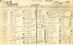 WPA household census for 1054 E 42ND, Los Angeles