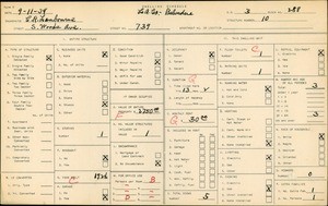 WPA household census for 739 SOUTH WOODS AVE, Los Angeles County