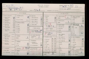 WPA household census for 728 W 1ST STREET, Los Angeles County