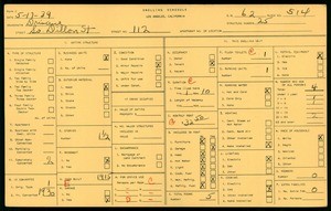 WPA household census for 112 S DILLON ST, Los Angeles
