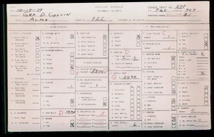 WPA household census for 822 S ALMA, Los Angeles County