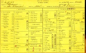 WPA household census for 345 S FLOWER, Los Angeles