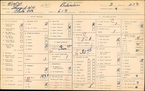 WPA household census for 613 CLELA AVE, Los Angeles County