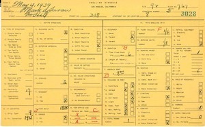 WPA household census for 318 N HILL, Los Angeles