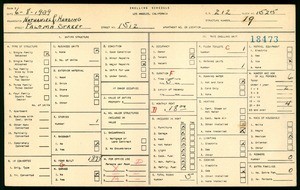 WPA household census for 1512 PALOMA STREET, Los Angeles