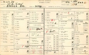 WPA household census for 26321 ATHEMA AVE, Los Angeles County