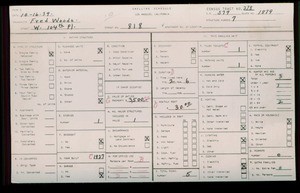 WPA household census for 818 W 104TH PL, Los Angeles County