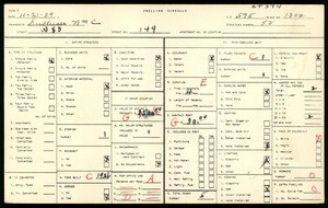 WPA household census for 149 West 83rd Street, Los Angeles County