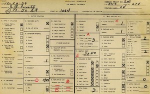 WPA household census for 1064 W 56TH, Los Angeles