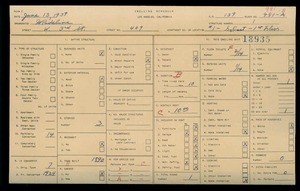 WPA household census for 409 W 3RD STREET, Los Angeles