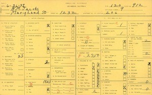 WPA household census for 1232 MARYLAND ST, Los Angeles