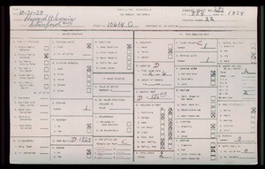 WPA household census for 10614 STANFORD AVE, Los Angeles County