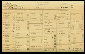 WPA household census for 821 S BIXEL, Los Angeles