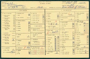 WPA household census for 130 West 79th Street, Los Angeles County