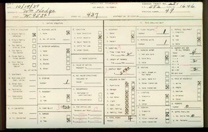WPA household census for 437 W 95TH STREET, Los Angeles County