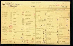 WPA household census for 1005 GEORGIA, Los Angeles