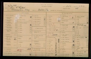 WPA household census for 3531 1/2 MARMION WAY, Los Angeles