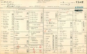 WPA household census for 2485 PLEASANT WAY, Los Angeles County