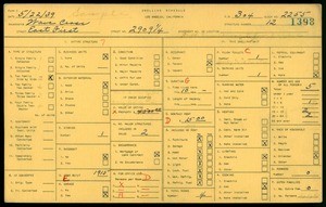 WPA household census for 2909 1/4 EAST FIRST, Los Angeles