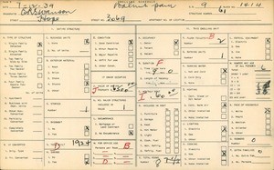 WPA household census for 3069 HOPE ST, Los Angeles County
