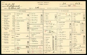 WPA household census for 208 N RENO ST, Los Angeles