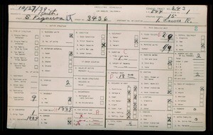 WPA household census for 3436 S FIGUEROA ST, Los Angeles