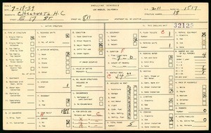 WPA household census for 811 EAST 17TH STREET, Los Angeles