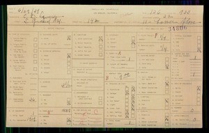 WPA household census for 142 S GRAND AVENUE, Los Angeles