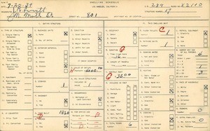 WPA household census for 801 N MOTT ST, Los Angeles