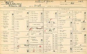 WPA household census for 3168 FLOWER ST, Los Angeles County