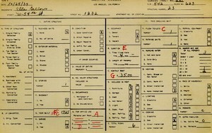 WPA household census for 1232 W 54TH, Los Angeles