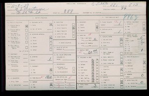 WPA household census for 859 E 52ND ST, Los Angeles County