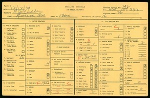 WPA household census for 1300 RIVIERA AVE, Los Angeles County