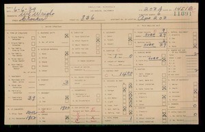 WPA household census for 836 CROCKER, Los Angeles
