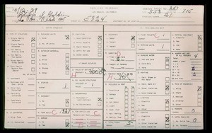 WPA household census for 5824 S VAN NESS AV, Los Angeles County