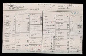 WPA household census for 318 W 83RD ST, Los Angeles County