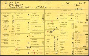 WPA household census for 2423 1/2 EASTLAKE AVE, Los Angeles